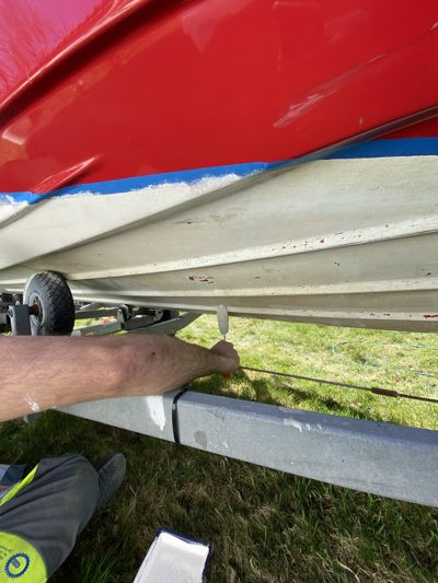 Klargjøring før salg av båten